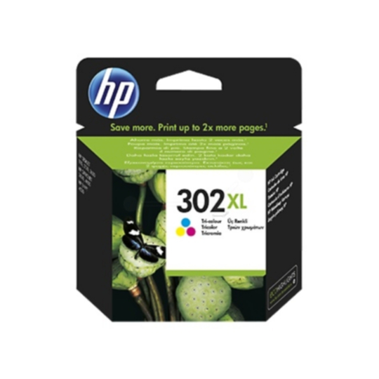 HP 302XL Mustepatruuna 3-väri, 330 sivua