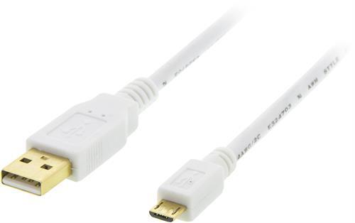 USB 2.0 Kaapeli Tyyppi A Ur - Tyyppi Micro B Ur, 5-pin, Lataamiseen/tiedon Siirtoon Matkapuhelimiin/