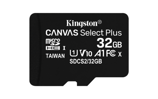 Canvas Select Plus MicroSDHC-muistikortti, 32 GB, Class 10 UHS-I, Musta
