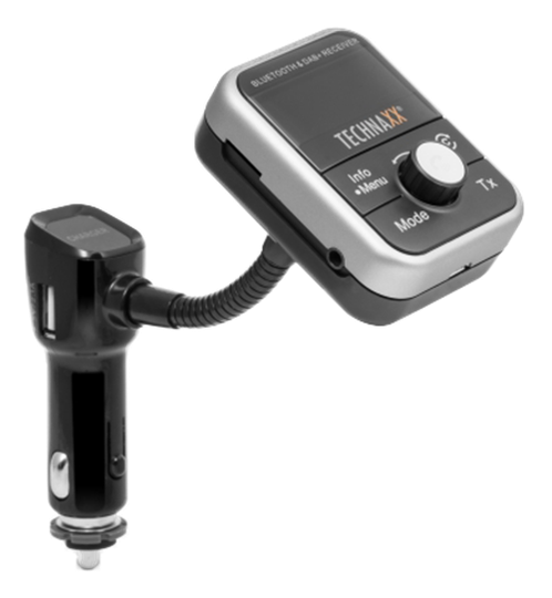 FMT1000BT DAB+ Transmitter, Portable, Bluetooth, FM, USB-A, Grey/black
