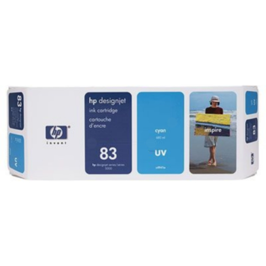 HP 83 Mustepatruuna syaani, 680 ml