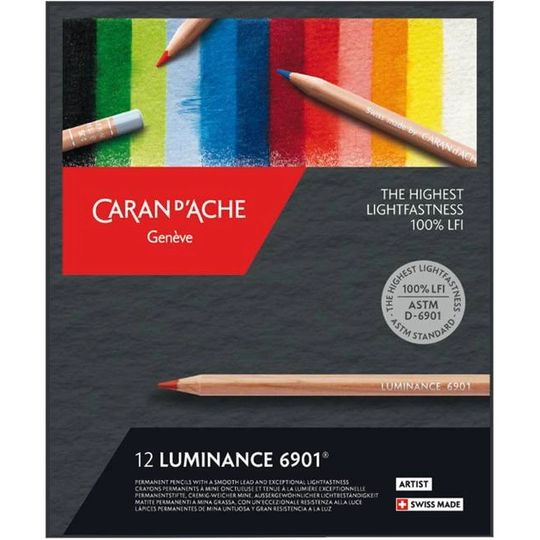 Caran d'Ache Luminance 6901 12-setti