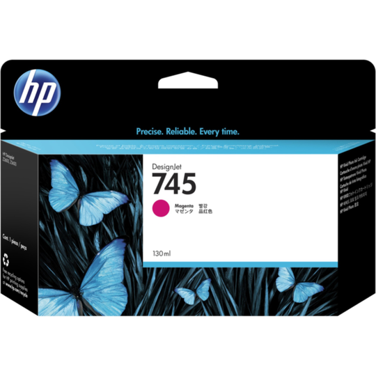 HP 745 Mustepatruuna magenta, 130 ml