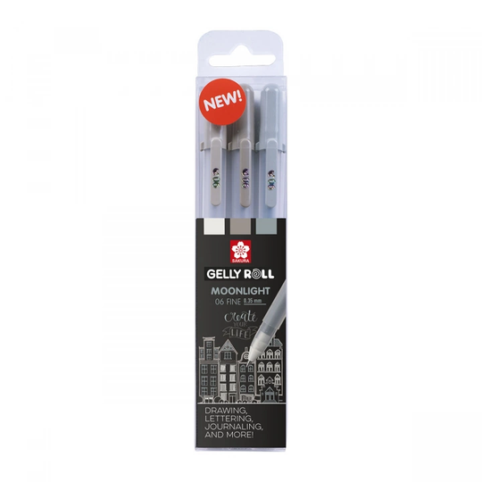 Sakura Unique Collection 3-pack Gelly Rolls Moonlight Urban