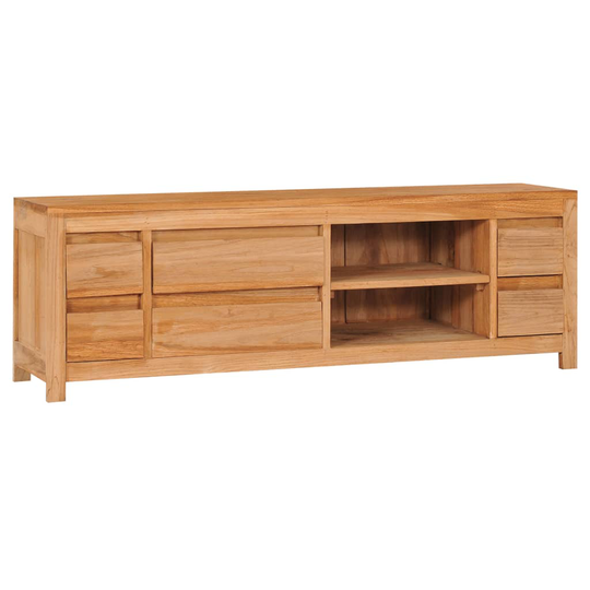vidaXL TV-taso 120x30x40 cm täysi tiikki