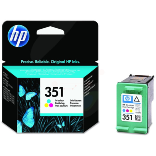 HP 351 Mustepatruuna 3-väri, 170 sivua