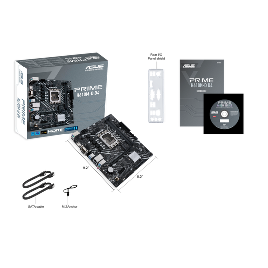 ASUS PRIME H610M-D D4 LGA1700 MATX MB