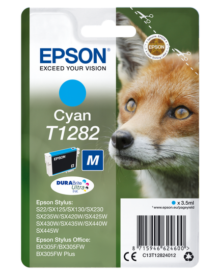 EPSON T1282 Ink Cartridge Cyan 3,5 Ml