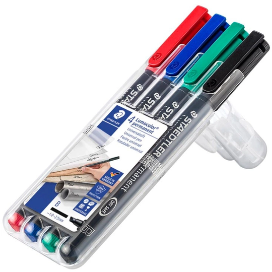 Staedtler 4 kpl Lumocolor permanent Broad