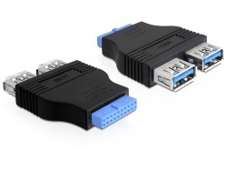 This USB 3.0 Pin Header Adapter Can Be Plugged To A Free USB 3.0 Pin Header Male Of Your Mainboard I