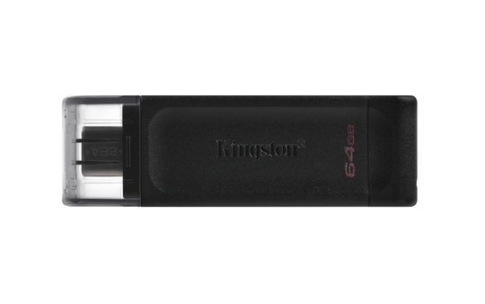 KINGSTON 64GB DATATRAVELER 70 - USB-C FLASH DRIVE