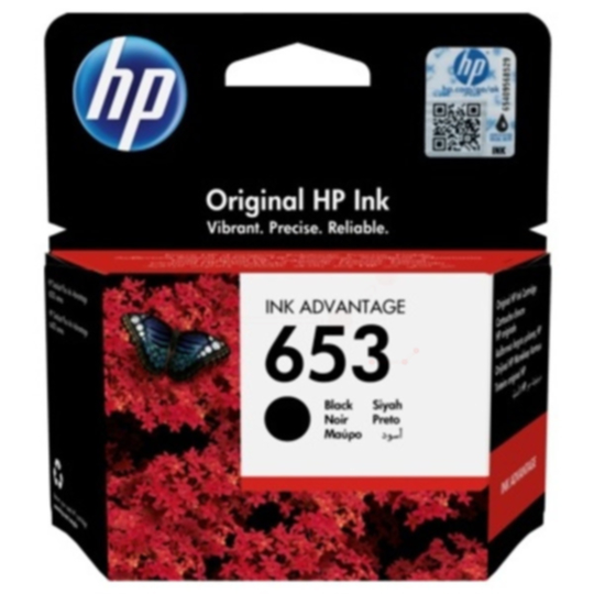 HP 653 mustepatruuna musta, 360 sivua