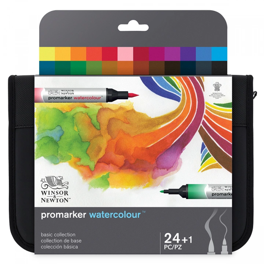 Promarker Watercolour Wallet 24-setti