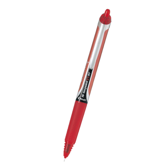 Kuivamustekynä Pilot Hi-Tec V5 RT, punainen