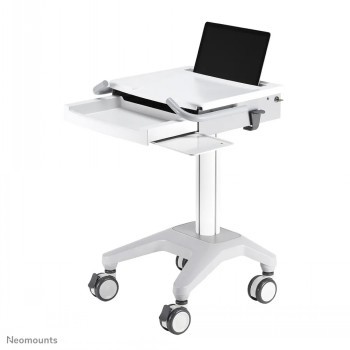 NEOMOUNTS BY NEWSTAR MOBILE LAPTOP CART, INCL. KEYBOARD & MOUSE DRAWER 10-22" CRÈME