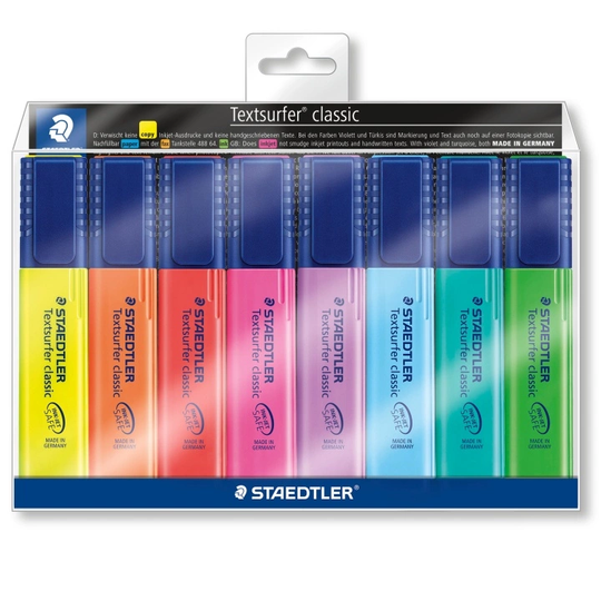 Staedtler 8 kpl Textsurfer Classic Korostuskynä