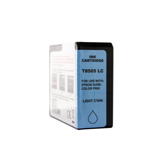 Mustepatruuna, korvaa Epson T8505, vaalea cyan, 84 ml