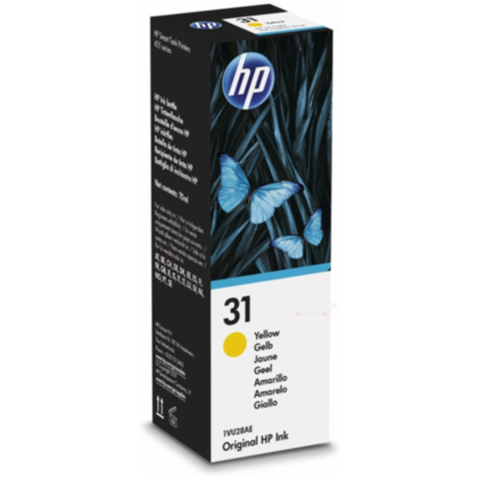 HP 31 Mustepatruuna keltainen
