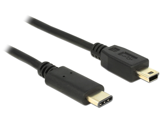 This USB Cable By Delock Enables The Connection Between A Device With A USB Type Mini-B Connector An