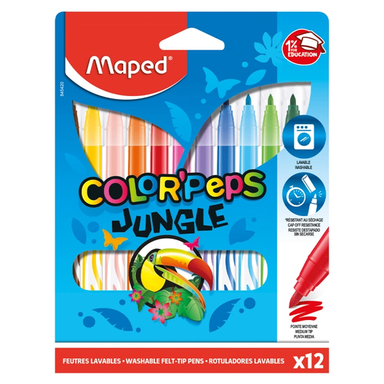 Maped Colorpeps Tussit Jungle 12 kpl