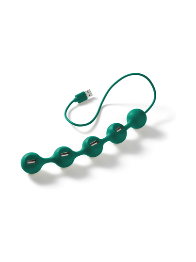 Lexon peas hub - hub - 4 ports usb hub - 4 porttia - vihreä