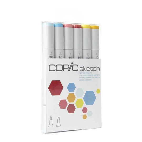 Copic Sketch 6 kpl Perfect Primaries