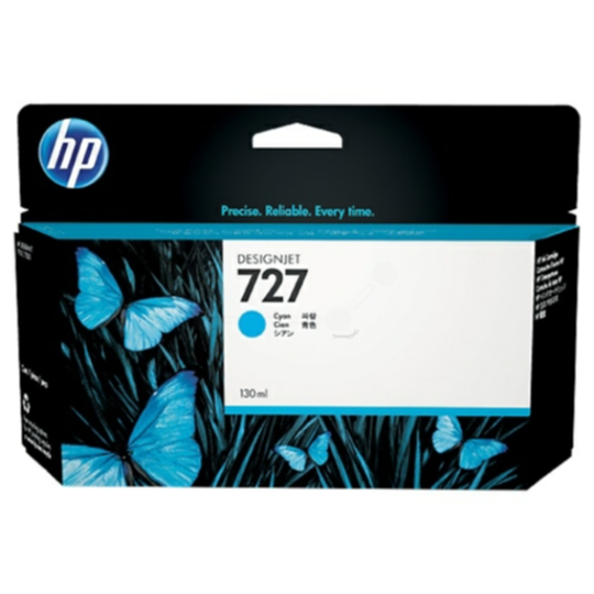 HP 727 Mustepatruuna syaani