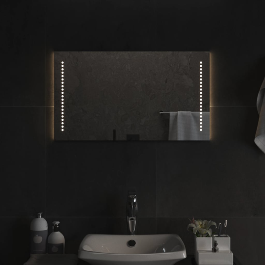 vidaXL Kylpyhuoneen LED-peili 40x70 cm