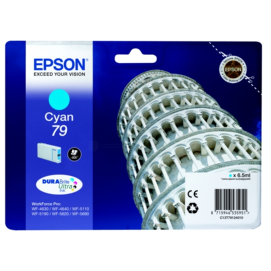Epson 79 Mustepatruuna syaani, 800 sivua