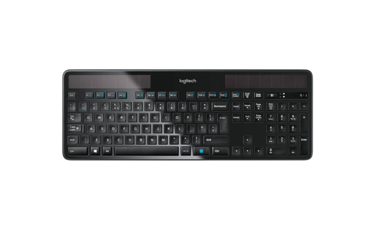 LOGI K750 Cordl. SolarKeyboard Black(UK)