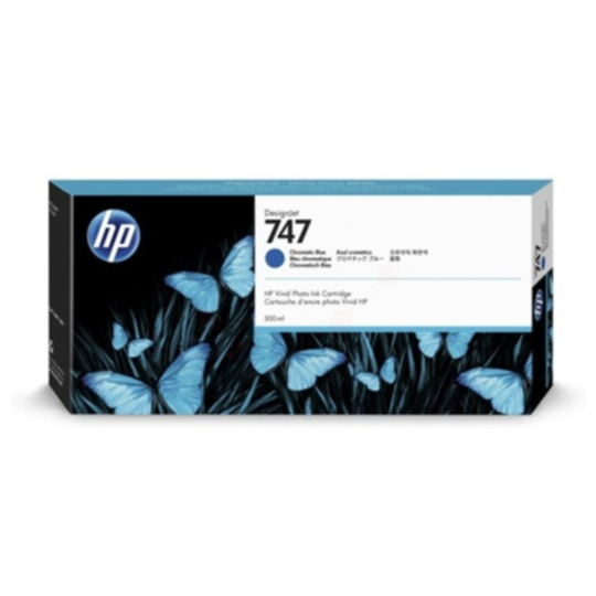 HP 747 Mustepatruuna sininen 300 ml (P2V85A)
