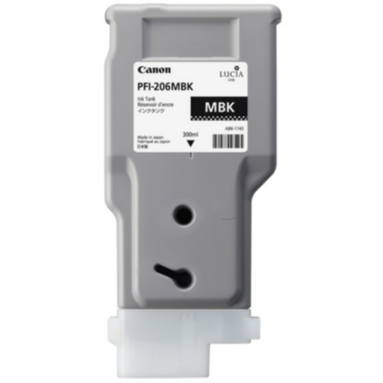 Canon PFI-206 MBK Mustepatruuna mattamusta, 300 ml