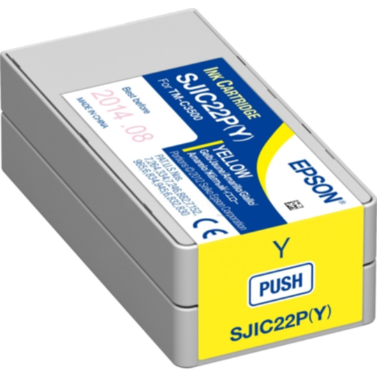 Epson SJI-C-22-P-(Y) Mustepatruuna keltainen, 32,5 ml