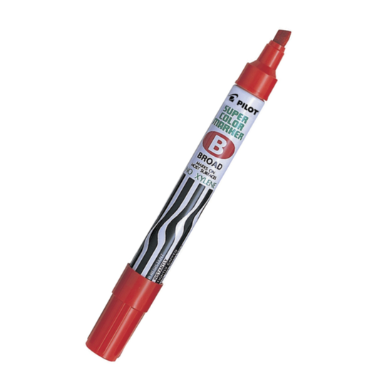 Merkintäkynä PILOT Super Color B punainen