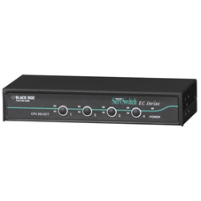 BLACK BOX EC SERIES KVM SWITCH FOR PS/2 AND USB SERVERS AND PS/2 CONSOLES - 4-PORT