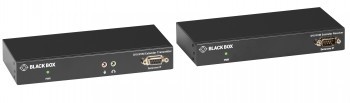 BLACK BOX KVX SERIES KVM EXTENDER OVER CATX - SINGLE-HEAD, DVI-I, USB 2.0, SERIAL, AUDIO, LOCAL VIDE