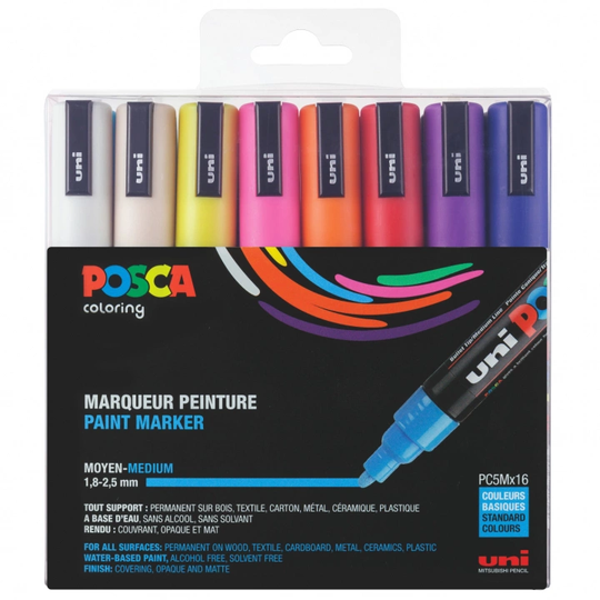 Posca Posca PC-5M 16-setti