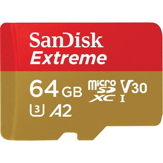 Ext MicroSDXC 64GB Action Cam+SD 170MB/s
