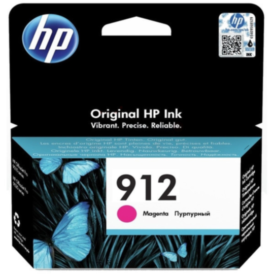 HP 912 Mustepatruuna magenta, 315 sivua