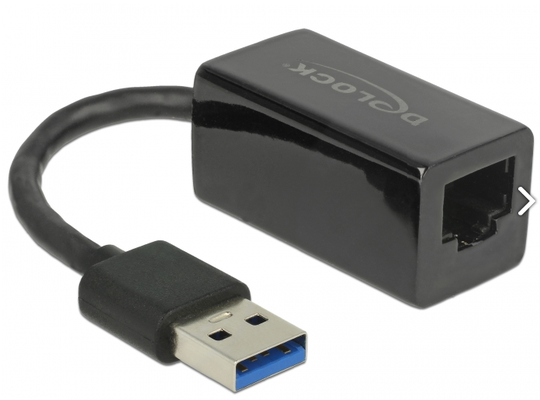 The Adapter By Delock Expands A PC Or Laptop By One Network Interface Via The USB Type-A Interface.W
