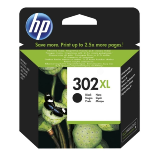 HP 302XL Mustepatruuna musta, 480 sivua