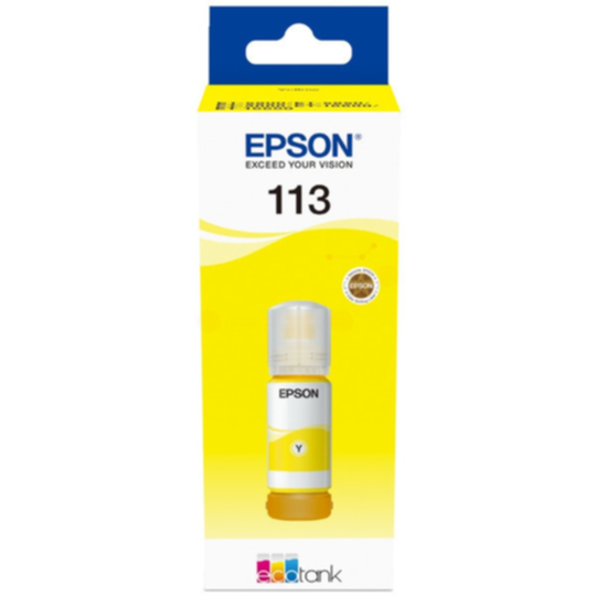 Epson 113 Mustepatruuna keltainen, 70 ml