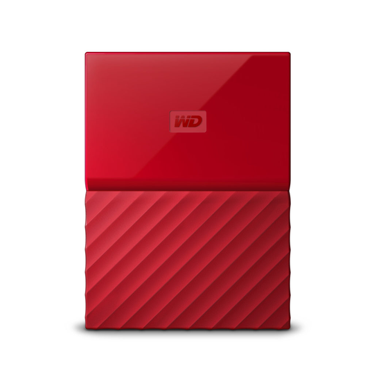 WD My Passport 1TB Portable HDD Red