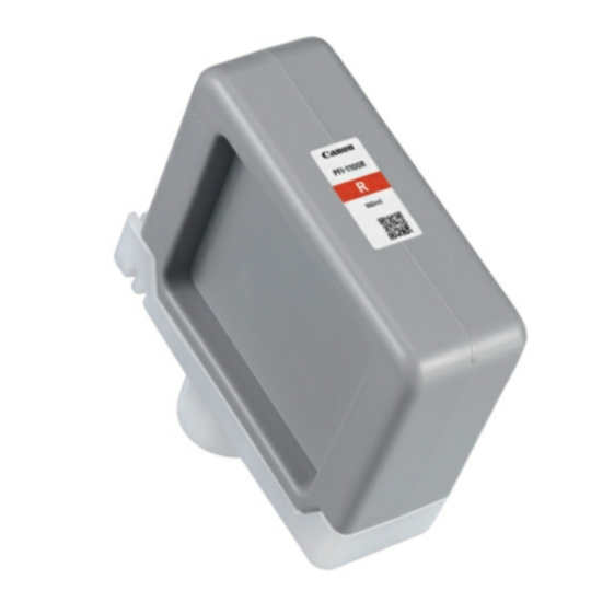Canon PFI-1100 R Mustepatruuna punainen, 160 ml