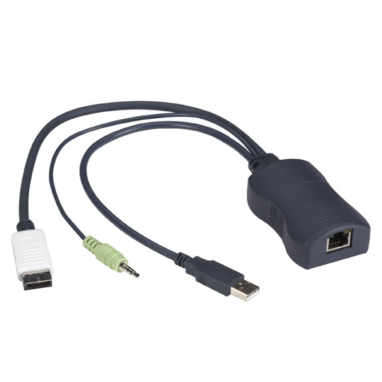 BLACK BOX CX SERIES SERVER ACCESS MODULE - DISPLAYPORT, USB, AND AUDIO, CATX