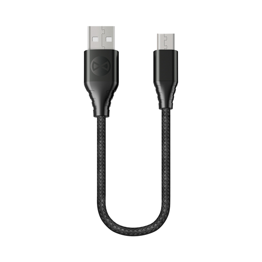 Forever Core Classic Micro-USB lataus- ja synkronointikaapeli 3A 20cm musta