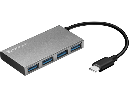 SANDBERG USB-C To 4 XUSB 3.0 Pocket Hub