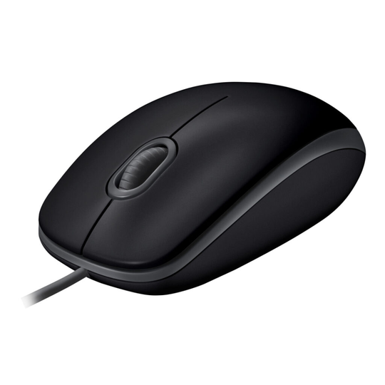 B110 Silent Mouse Right≤ft Hand Optical 3buttons Wired USB
