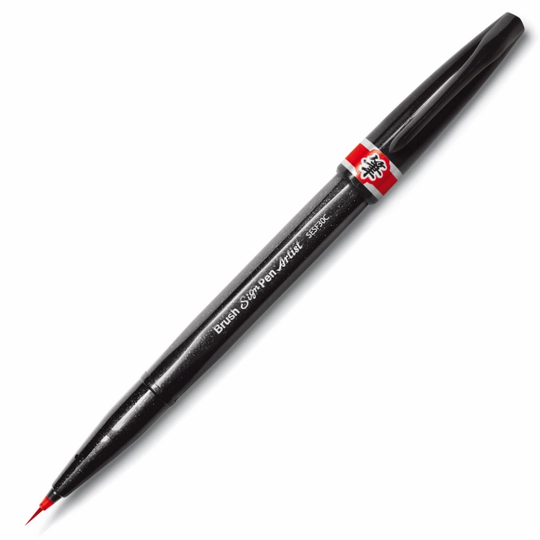 Pentel Artist Brush Sign Pen Geen