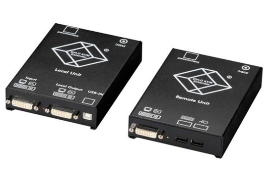 BLACK BOX KVM EXTENDER - DVI-D, USB, DUAL-ACCESS, CATX